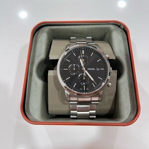 Minimalist Chronograph Stainless Steel Watch